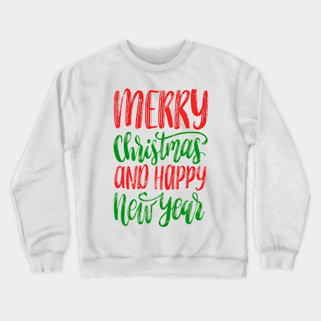 Merry Christmas Crewneck Sweatshirt by ManxHaven